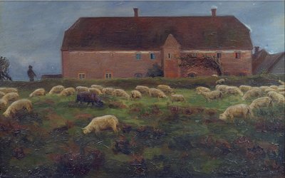 Herregården Kaas in Salling by Agnes Slott Møller